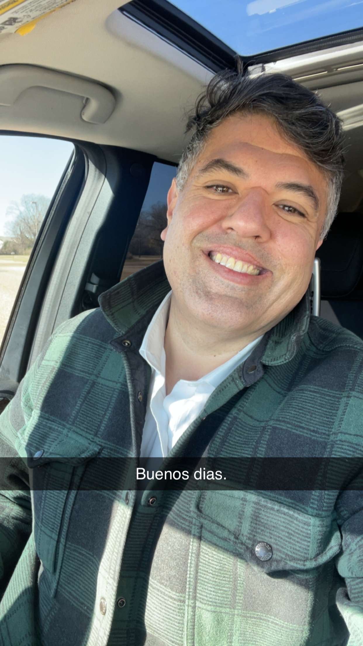 David Molina visiting an old Army friend in Louisiana